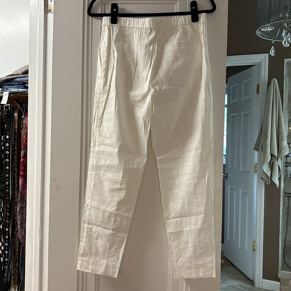 Theory Treeca pull on White Cropped Ankle Length - Picture 6 of 6